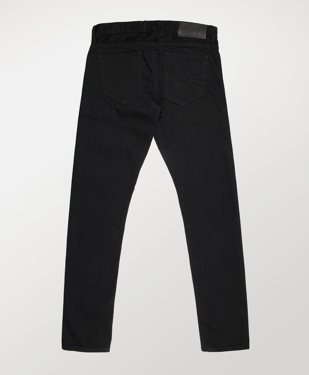 Mill Row - Rinse Stretch Black Denim Jeans