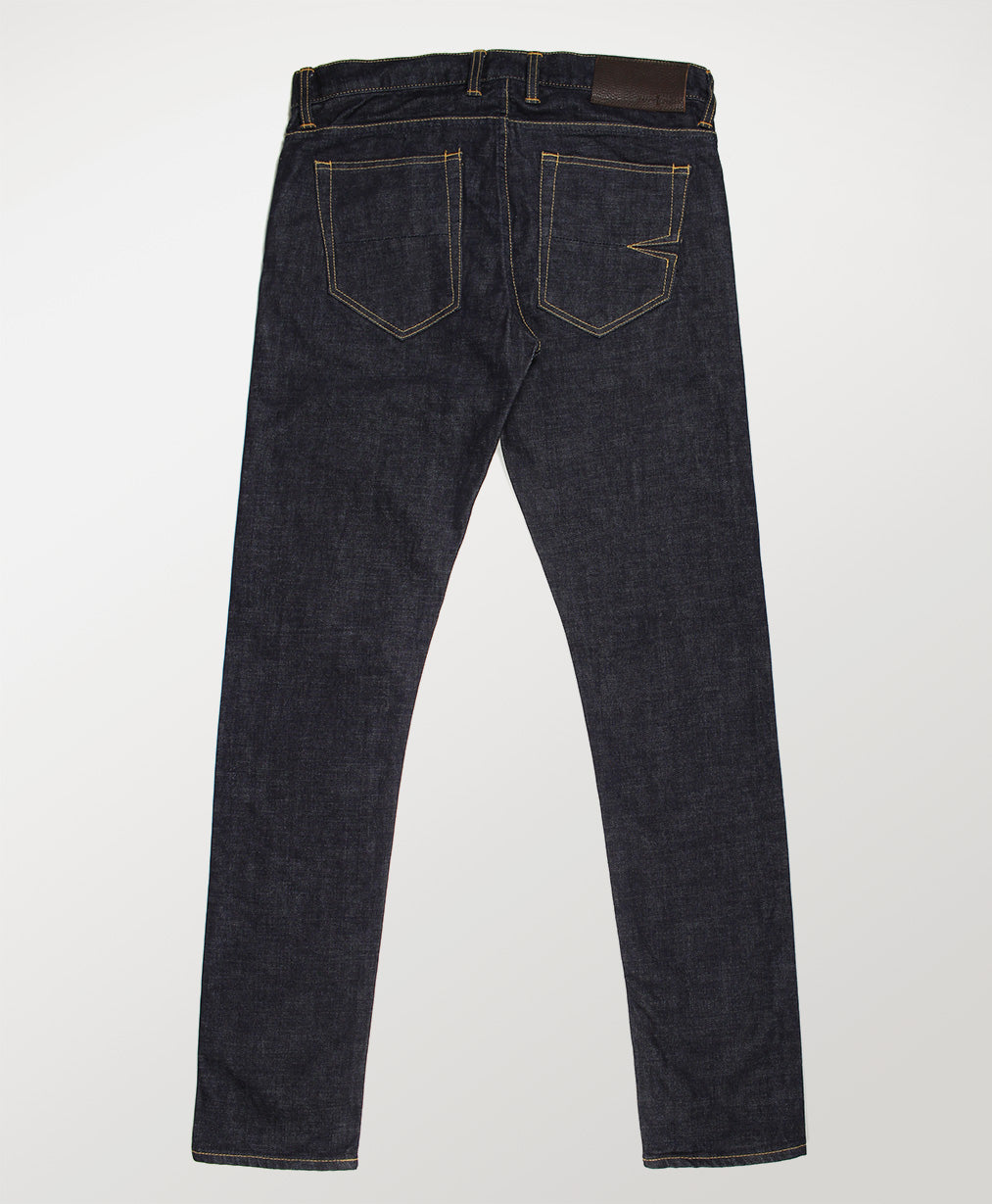 Mill Row - Rinse Stretch Indigo Denim Jeans
